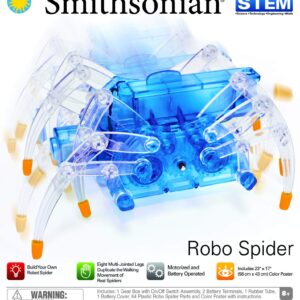 Smithsonian Science Activities Robo Spider Kit, Blue