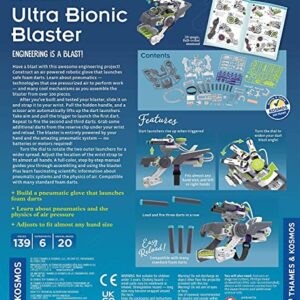 Thames & Kosmos Ultra Bionic Blaster STEM Experiment Kit | Construct a Robotic Foam Dart Blasting Glove | Challenging Build, Learn About Mechanical Technology & Engineering