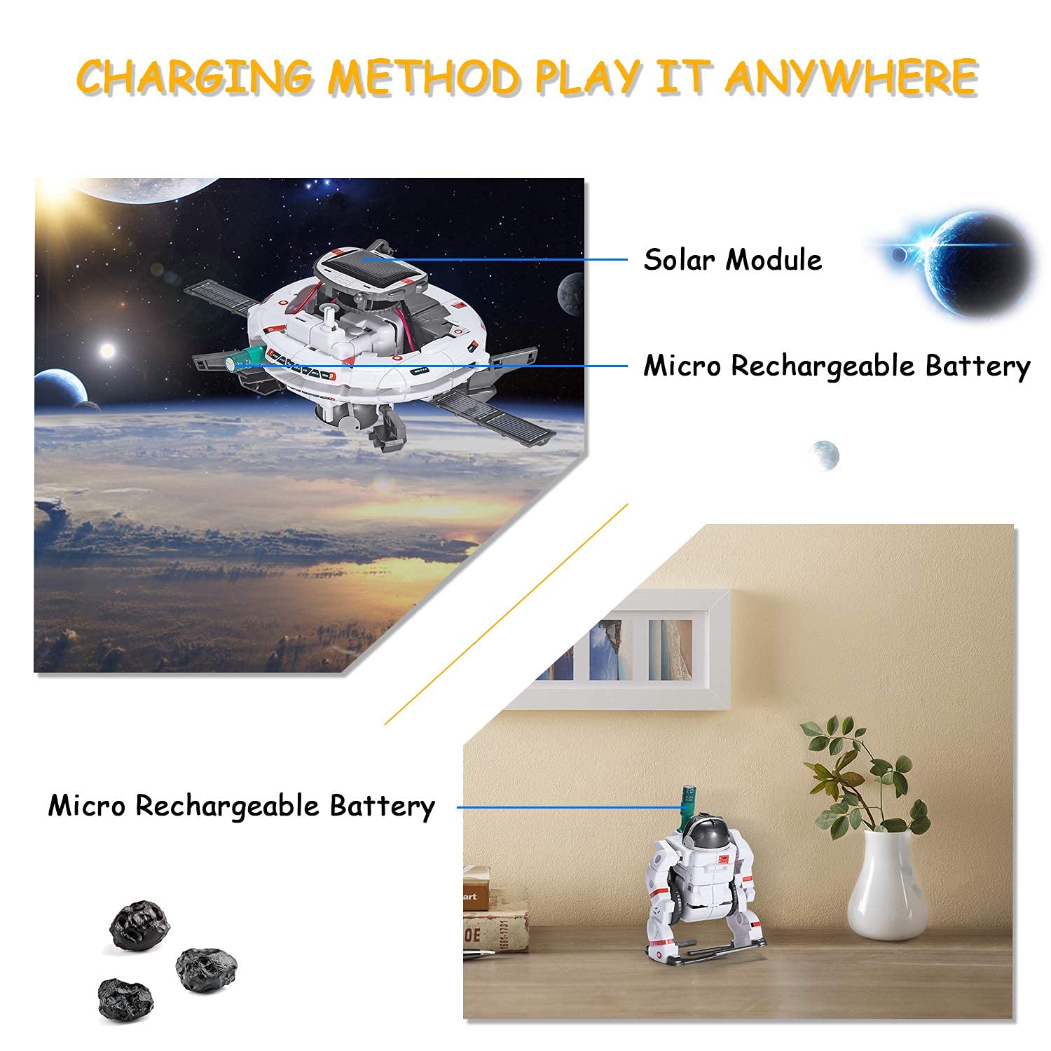 AESGOGO STEM Projects for Kids Ages 8-12, Solar Robot Toys 6-in-1 Science Kits DIY Educational Building Space Toy, Christmas Birthday Gifts for 7 8 9 10 11 12 13 Year Old Boys Girls Teens.