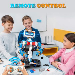 okk STEM Robot Building Block Toys for Kids, Remote and APP Controlled Engineering Science Educational Assembling Learning Kits Intelligent Creative Set for Boys Girls Gift 𝟮𝟬𝟮𝟯 𝙪𝙥𝙜𝙧𝙖𝙙𝙚