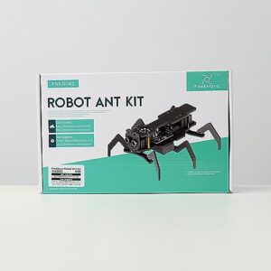 Freenove Robot Ant Kit (Compatible with Arduino IDE), Dot Matrix Expressions, Ultrasonic Obstacle Avoidance, Colorful Lights, App, STEM Project