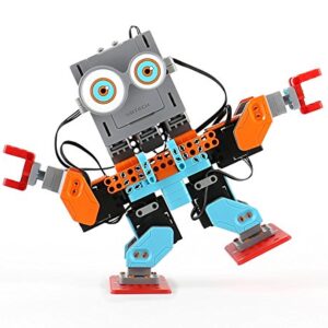 UBTECH JR0602 Jimu Robot BuzzBot & MuttBot - App Enabled STEM Learning Robotic Building Block Kit