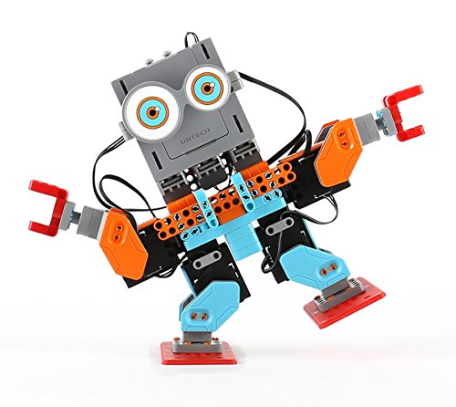 UBTECH JR0602 Jimu Robot BuzzBot & MuttBot - App Enabled STEM Learning Robotic Building Block Kit