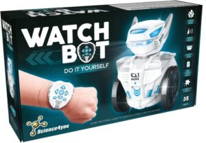 science4you watch bot - make your own robot toy, robotics kit with remote control toys for kids, robot building kit + 35 pieces, stem toys and games, gift for 8+ year olds boys