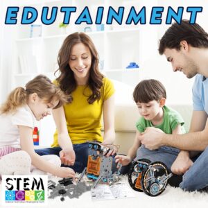 STEM Projects for Kids Ages 8-12, Solar Robot 12-in-1 Building Toys, Gifts for 8 9 10 11 12 Year Old Boys Girls, Education Science Robotics Kits Stem Toys, DIY Learning Science Boys Toys