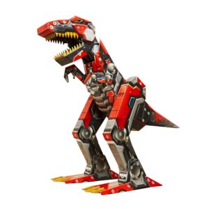 ROBO-MAX T-Rex | Construction Building Kit, 3' FT. Tall Dino Robot – STEM Toys for Kids Ages 7-12 and Up (250+ Pieces)