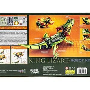 Elenco Teach Tech King Lizard, Interactive Lizard Robot Kit, STEM ...