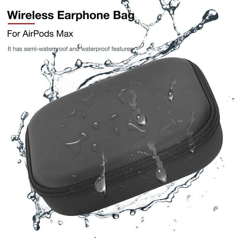 2023 Anti-Scratch Wireless Zipper Storage Bag Travel Carrying Case for AirPods Max