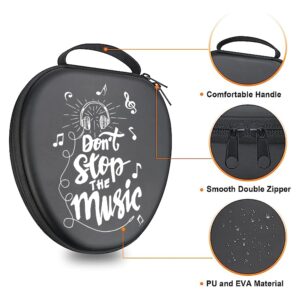 Hard Case for New AirPods Max, Travel Carrying Headphone Case with Funny Print Music Earpad Cover Protective Portable Storage Bag Gift APM2