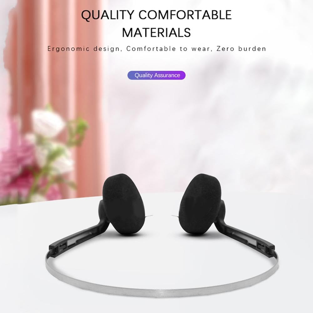 Retro Lightweight Earphones,Hi-Fi Stereo Earphone Headset,Retro Over-Ear Headphone,Walkman Headphone Vintage Feelings Underwire Headphone Hi-Fi Stereo Headphone