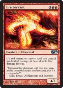 magic: the gathering - fire servant - magic 2011