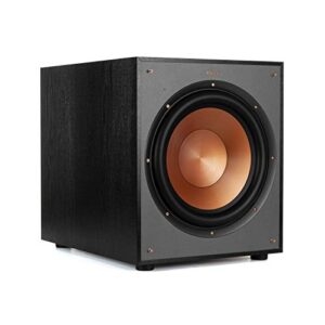 klipsch r-120sw subwoofer, black