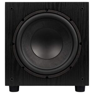 Elac SUB1010 120 Watt 10" Powered Subwoofer, Black, SUB1010-BK