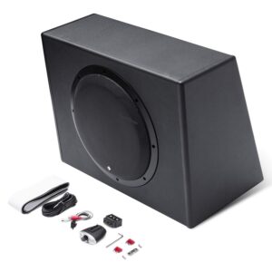 Rockford Fosgate Punch P300-12 Single 12" 300-Watt Amplified Subwoofer in Enclosure - Black