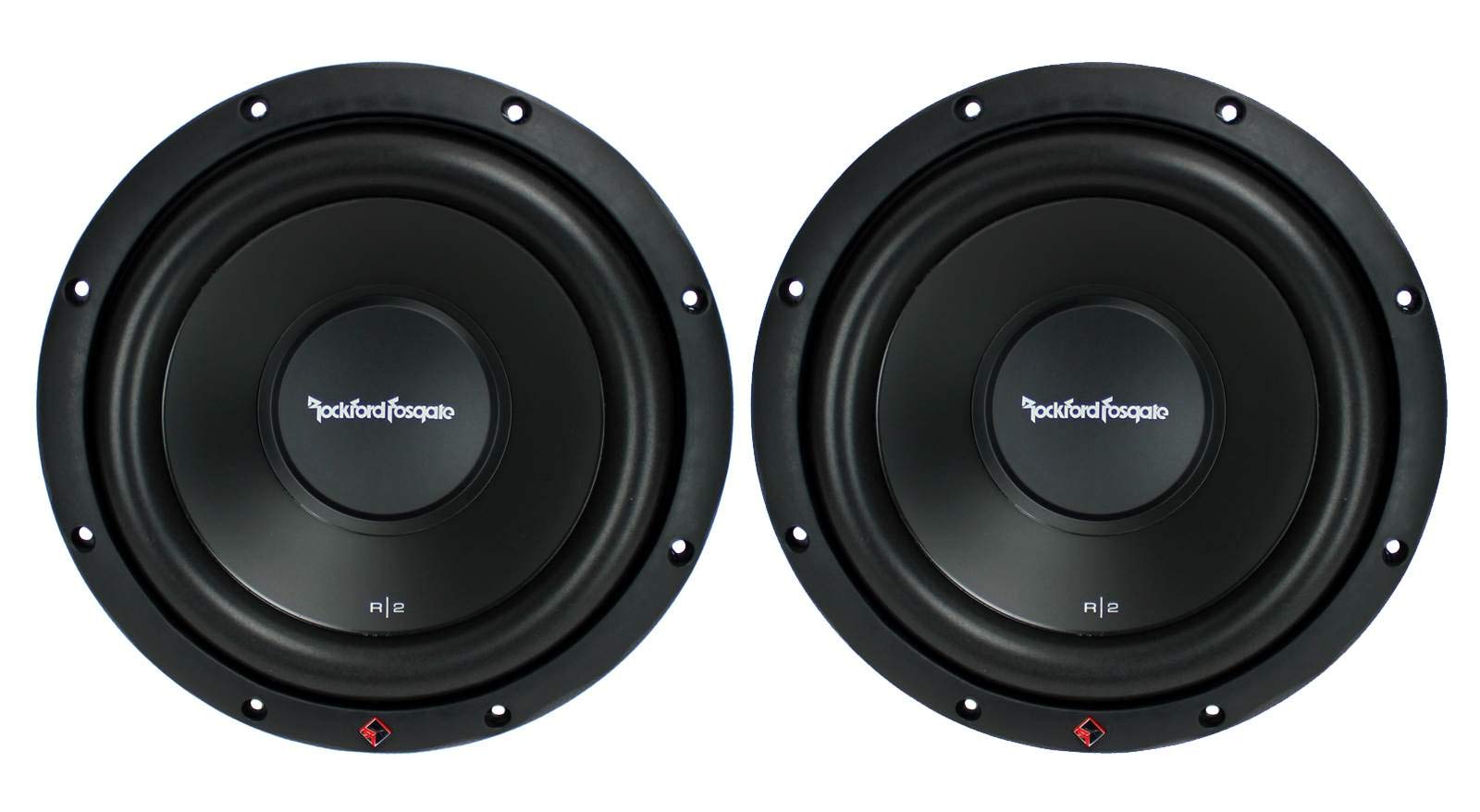 Rockford Fosgate 2 New R2D2-10 1000W 10" 2-Ohm Car Audio Subwoofers Subs R2D210