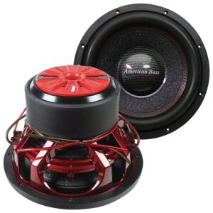 American Bass HAWK1244 Competition 12 Woofer 3000 Watt 4 Ohm Dvc