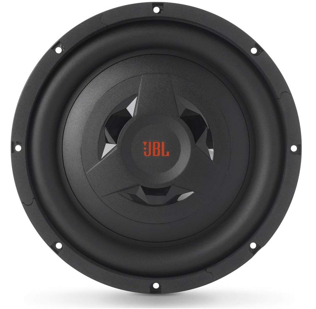 JBL Club WS1200 12" Shallow Mount subwoofer w/SSI (Selectable Smart Impedance) Switch from 2 to 4 ohm Bundled with Alphasonik Earbuds