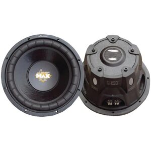 lanzar maxp104d maxpro series small 4Ω dual subwoofer (10", 1,200 watts)