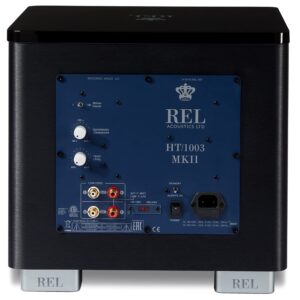 REL Acoustics HT/1003 MKII Subwoofer, HT-Air Wireless compatible, Line Grained Black Composite