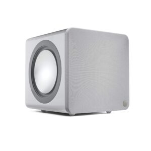 Cambridge Audio Minx X201 | 200 Watt Subwoofer with Active Amplifier (Gloss White)