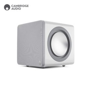 Cambridge Audio Minx X201 | 200 Watt Subwoofer with Active Amplifier (Gloss White)