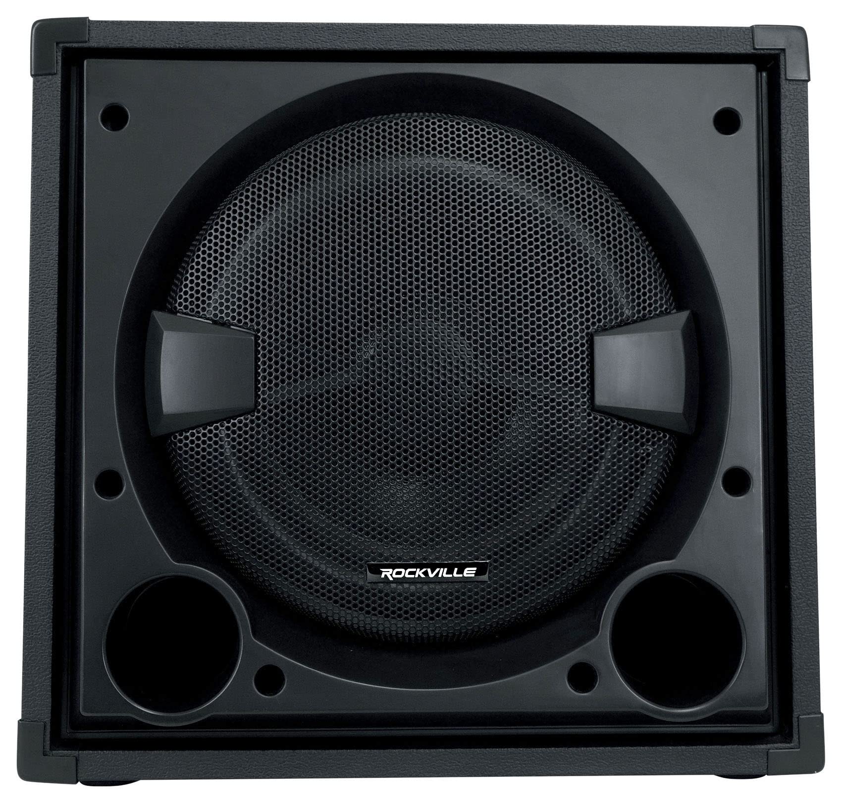 Rockville BASS Blaster 12 12" 800w Powered Home Audio Subwoofer Theater Sub, Black