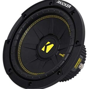 KICKER CWCS84 CompC 8" Subwoofer Single Voice Coil 4-Ohm