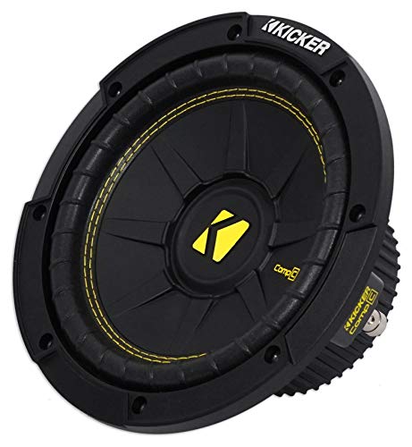 KICKER CWCS84 CompC 8" Subwoofer Single Voice Coil 4-Ohm