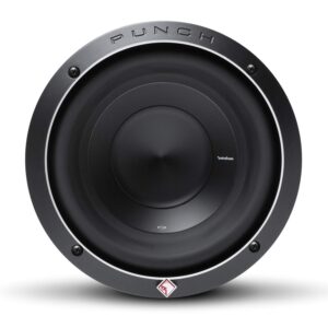 rockford fosgate p2d4-8 punch p2 dvc 4 ohm 8-inch 250 watts rms 500 watts peak subwoofer black