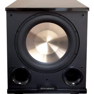 BIC America PL-200II Acoustech PL-200 II Indoor 250-Watt-Continuous Powered Subwoofer, Black