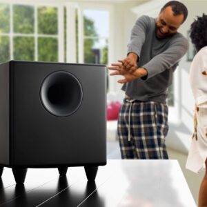 Audioengine S8 Powered Home Subwoofer Speaker - 250W 8-inch Subwoofer with Built-in Amplifier for Home Audio