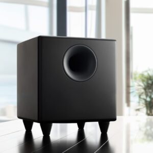 Audioengine S8 Powered Home Subwoofer Speaker - 250W 8-inch Subwoofer with Built-in Amplifier for Home Audio