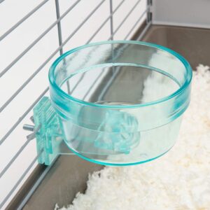 Lixit Quick Lock Cage Bowls for Small Animals and birds. (20oz, Aqua)