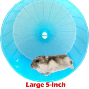 Extra Large 23" Multi-Floors Hamster Mansion Mouse Habitat Gerbil Home Rat House Small Animal Critter Expandable and Customizable Cage with Hide House Running Wheels Food Dish Water Bottle Deep Base