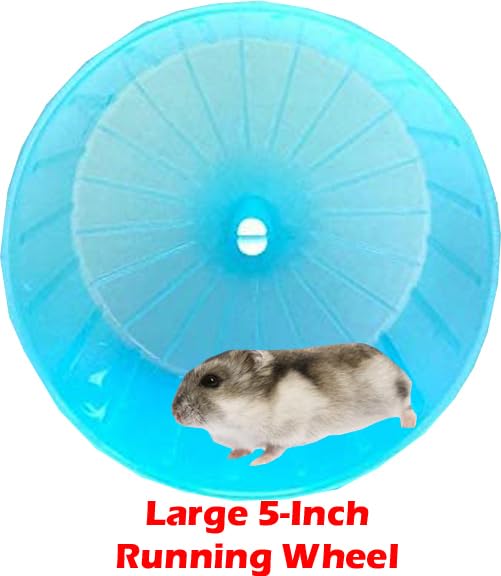 Extra Large 23" Multi-Floors Hamster Mansion Mouse Habitat Gerbil Home Rat House Small Animal Critter Expandable and Customizable Cage with Hide House Running Wheels Food Dish Water Bottle Deep Base