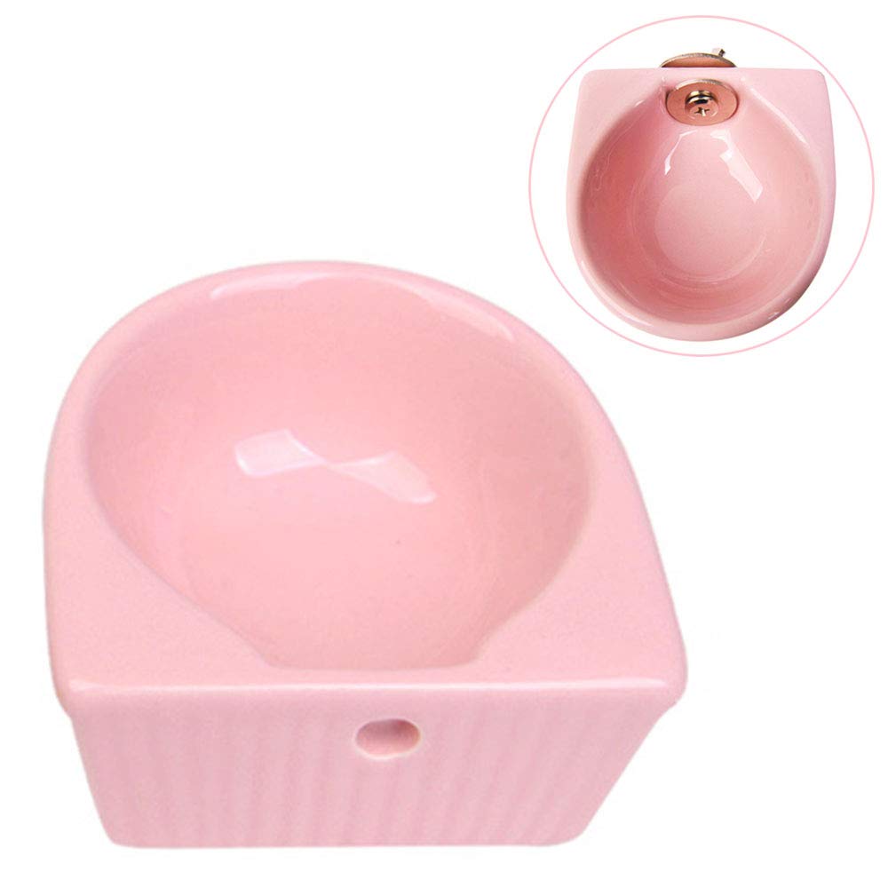 Oncpcare Small Animals Bowl, Hamster Feeder Cups, Detachable Cage Feeder Dish Cage Accessories for Small Animals Guinea Pig Chinchilla Hedgehog Ferret Rabbit Mink Parrot Squirrels Sugar Glider