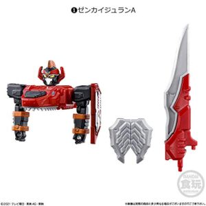 Bandai Shokugan Super Mini PLA Kikai Seintai Zenkaiger 01 ZenkaiOh Juragaon Set (Set of 5)