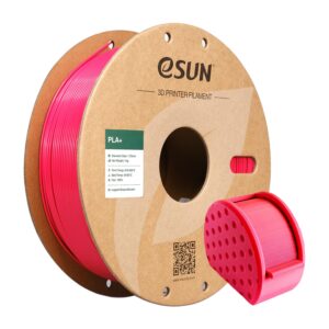 esun pla+ filament 1.75mm, 3d printer filament pla plus, dimensional accuracy +/- 0.03mm, 1kg spool (2.2 lbs) 3d printing filament for 3d printers, magenta