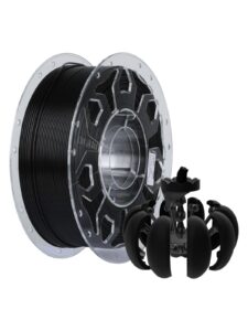 creality pla filament 1.75mm, 3d printer filament, 1.0kg (2.2lbs) spool, enhanced toughness no warp, dimensional accuracy ±0.03mm printing filament, for fdm 3d printers (black)