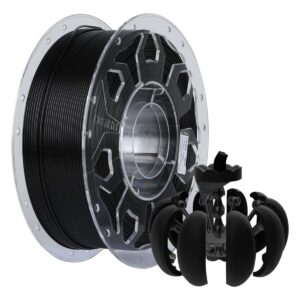 Creality PLA Filament 1.75mm, 3D Printer Filament, 1.0kg (2.2lbs) Spool, Enhanced Toughness No Warp, Dimensional Accuracy ±0.03mm Printing Filament, for FDM 3D Printers (Black)