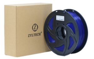 zyltech 3d printer filament pla 1.75 mm 1 kg/2.2 lbs deep blue