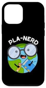 iphone 12 mini pla-nerd funny planet pun case