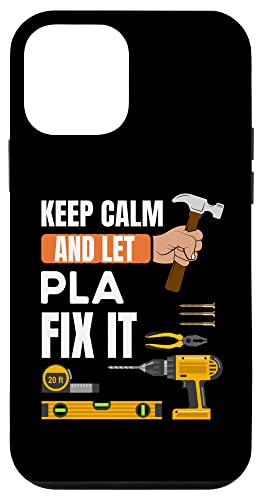 iPhone 12 mini Keep calm and let Pla fix it handyman, construction worker Case