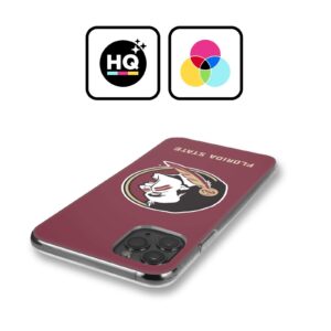 Head Case Designs Officially Licensed Florida State University FSU Plain Soft Gel Case Compatible with Apple iPhone 13 Mini