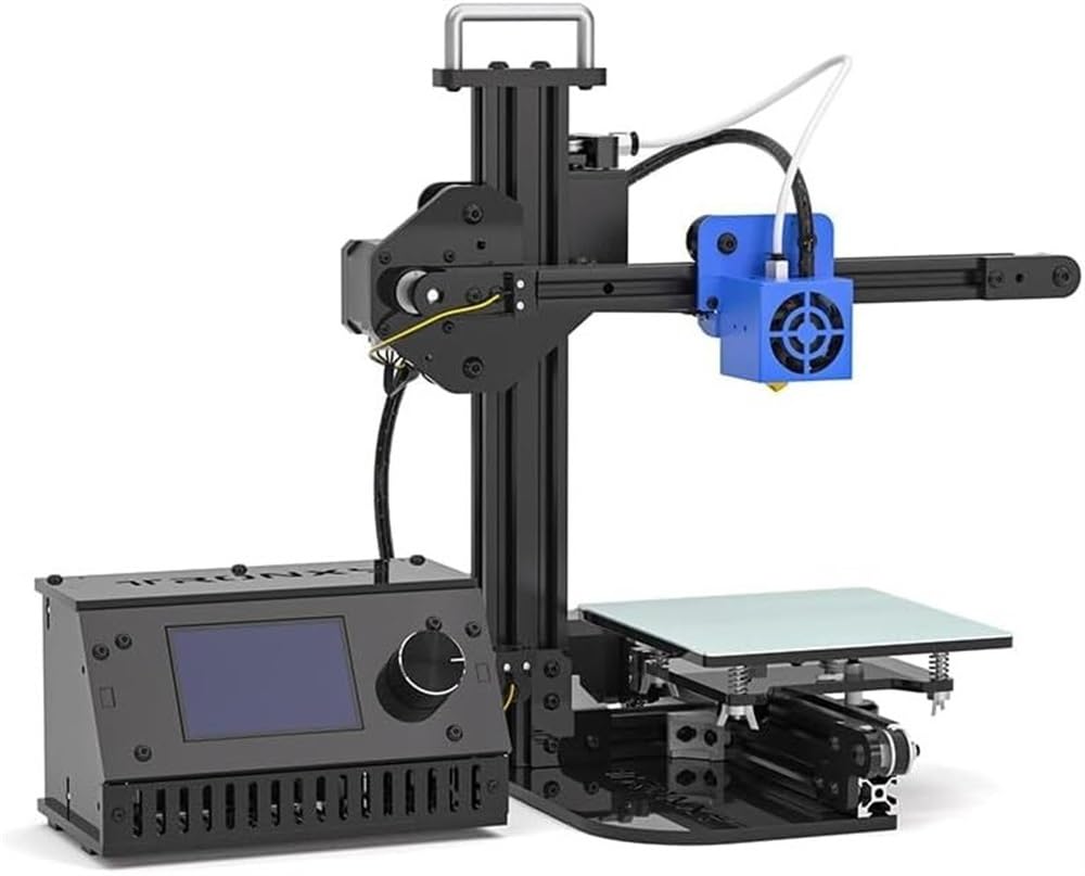 3D Printer Mini High Precision DIY 3D Printer Kit Print Size 150 * 150 * 150mm 1.75mm PLA with Resume Printing Function Auto Leveling