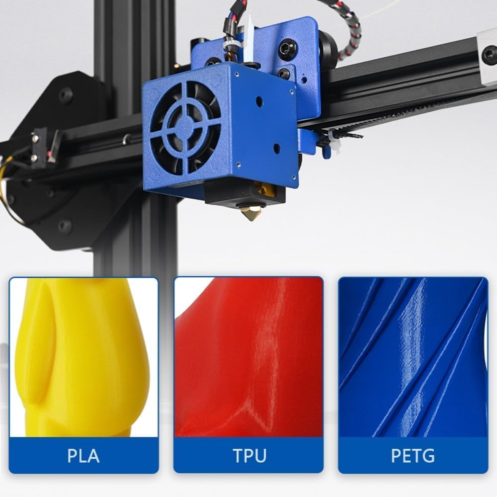 3D Printer Mini High Precision DIY 3D Printer Kit Print Size 150 * 150 * 150mm 1.75mm PLA with Resume Printing Function Auto Leveling