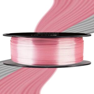 TTYT3D Silk Shine Rose Gold 3D Printer PLA Filament, 1.75mm 1kg 2.2lbs Spool 3D Printing Material Widely Compatible for FDM 3D Printer