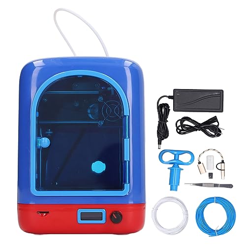 Kids 3D Printer, Mini 3D Printer Leakage Wide Application for PLA (US Plug 100‑240V)