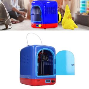 Kids 3D Printer, Mini 3D Printer Leakage Wide Application for PLA (US Plug 100‑240V)