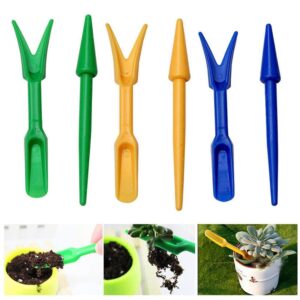 Succulent Transplanter Planter Two-Piece Plant Transfer Tool Tool Seedling Gardening Kit Gardening Plan Pla Mini Transplant K1S6